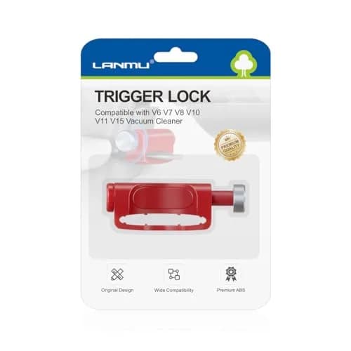 LANMU Trigger Lock for Dyson V15 V11 V10 V8 V7 V6 Cordless Vacuum Cleaner | Finger Pain Relief for Long Cleaning Sessions thumbnail 1
