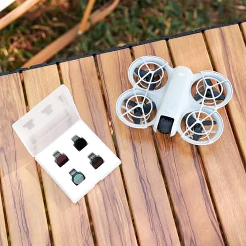 JJC Neo Drone CPL ND Filter Set, CPL ND8 ND16 ND32 Polarizing Neutral Density Filters Kit for DJI Neo Drone Fly More Combo, Multi Coated HD Optical Glass Filter with Lightweight Aluminum Frame thumbnail 7
