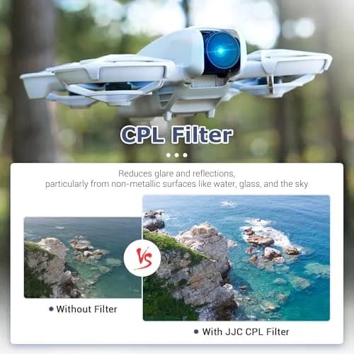 JJC Neo Drone CPL ND Filter Set, CPL ND8 ND16 ND32 Polarizing Neutral Density Filters Kit for DJI Neo Drone Fly More Combo, Multi Coated HD Optical Glass Filter with Lightweight Aluminum Frame thumbnail 2
