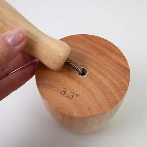 Lampstop Wooden Pottery Mold Set of 3 | Durable Clay Tools for Mug & Vase Making thumbnail 2