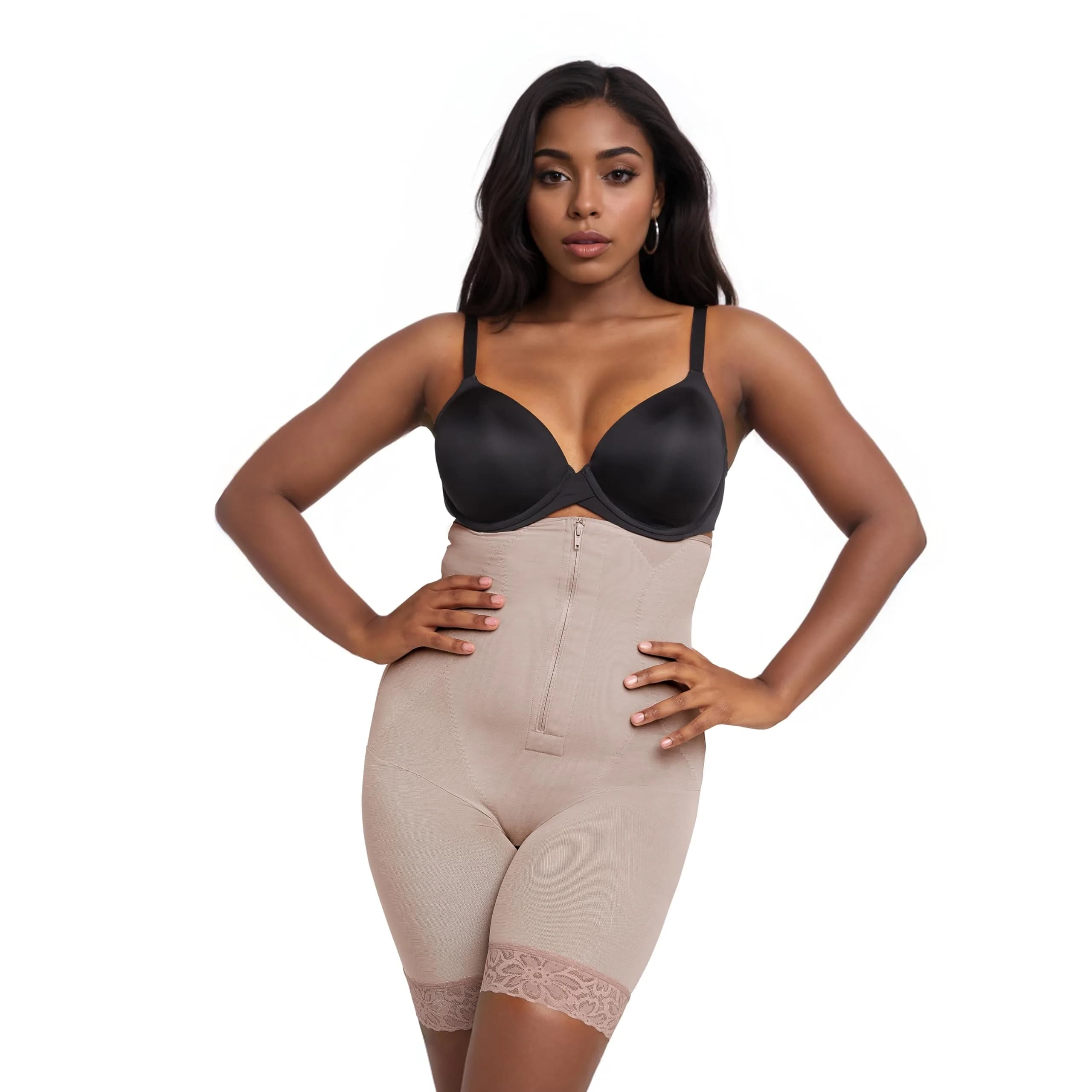 Voluptuosa Women's Thigh Slimmer Shapewear | Ultra-Firm High Waist Hourglass - main product image