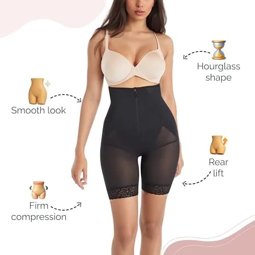 Voluptuosa Women's Thigh Slimmer Shapewear | Ultra-Firm High Waist Hourglass thumbnail 2