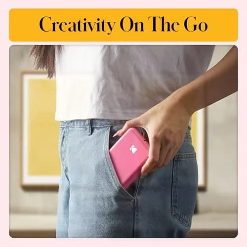 Kodak Step Instant Smartphone Photo Printer - 75 Sheets Bundle, Pink | Bluetooth & NFC Connectivity thumbnail 7