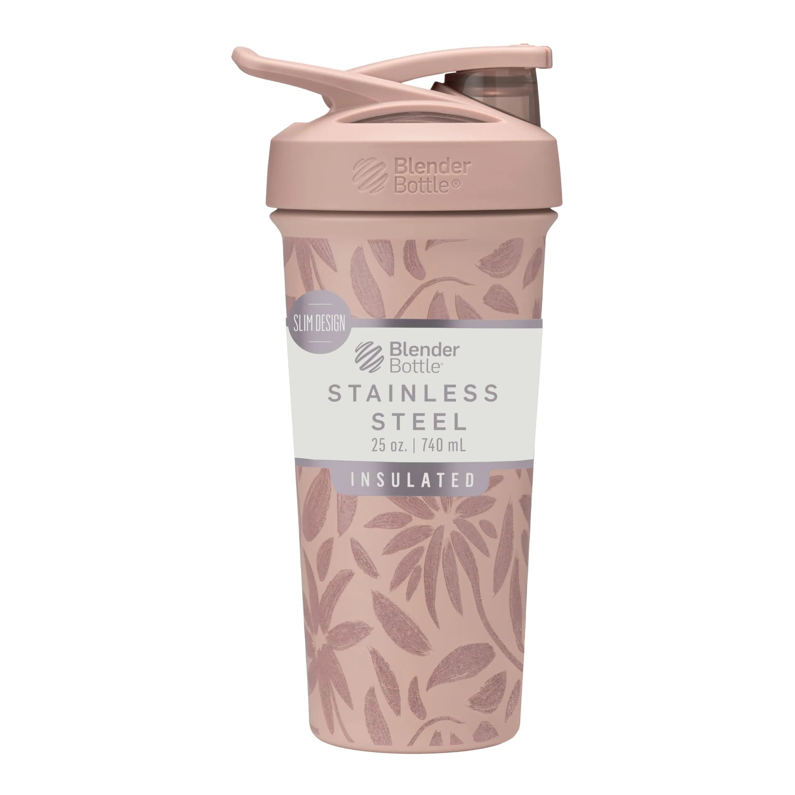 BlenderBottle Strada Sleek 750ml (25 oz) Stainless Steel Shaker Bottle | Vacuum Insulated for Cold Drinks - main product image