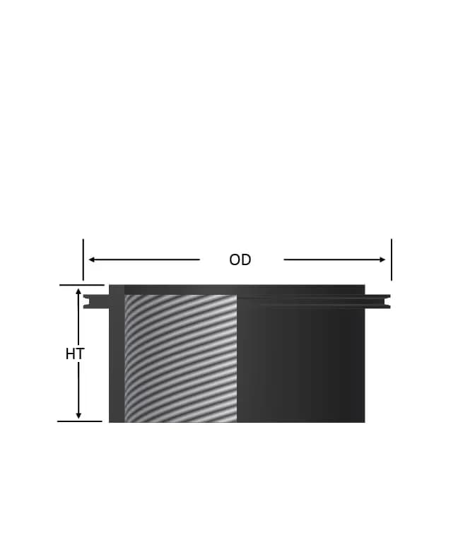 Solberg 10 Replacement Paper Filter for Compressor 1-3/8" H x 4" OD x 35 SCFM (8 Pack) thumbnail 6