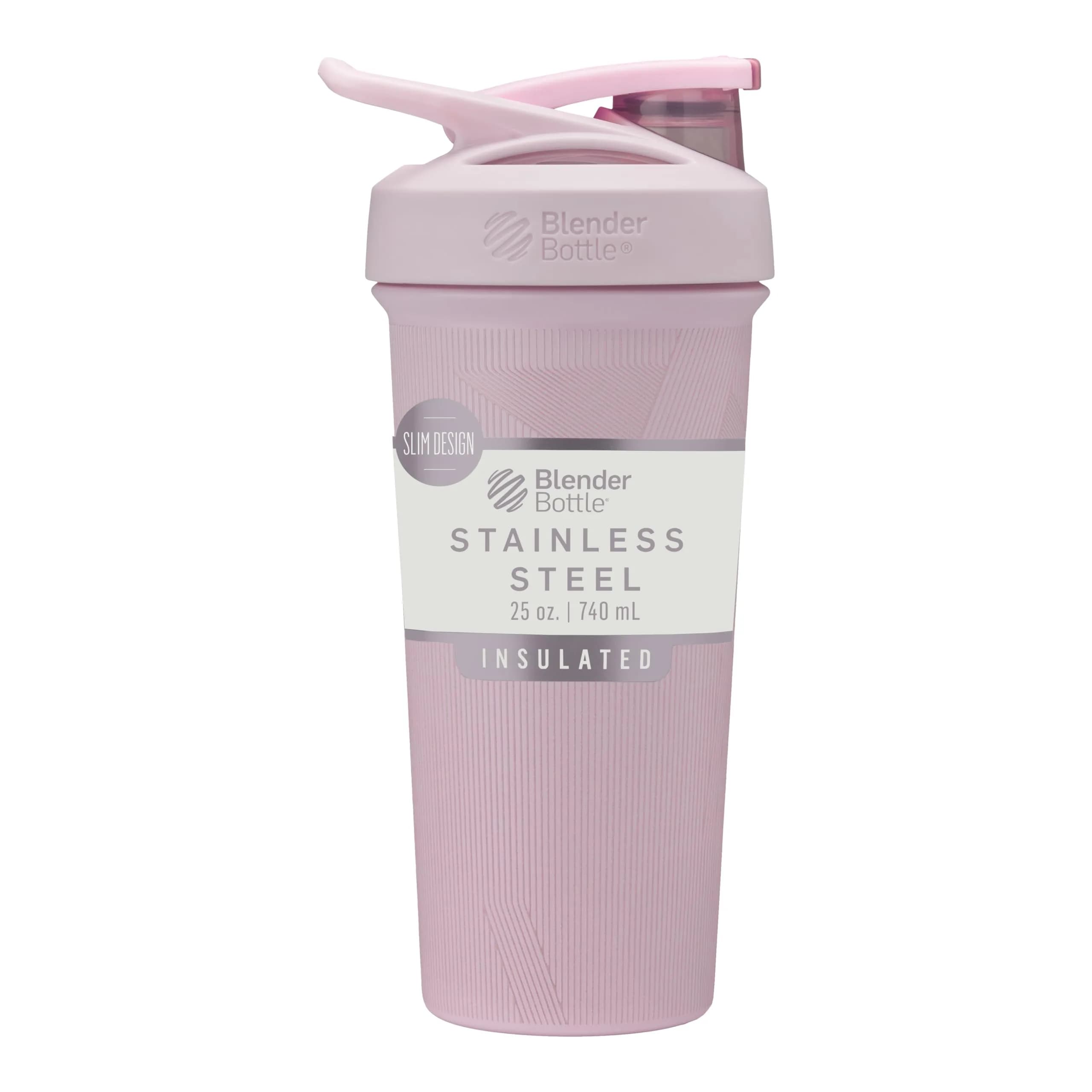 BlenderBottle Strada Sleek 25 oz Stainless Steel Shaker Bottle | Keeps Drinks Cold for Hours - main product image