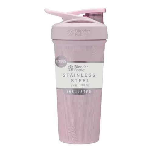 BlenderBottle Strada Sleek 25 oz Stainless Steel Shaker Bottle | Keeps Drinks Cold for Hours thumbnail 1