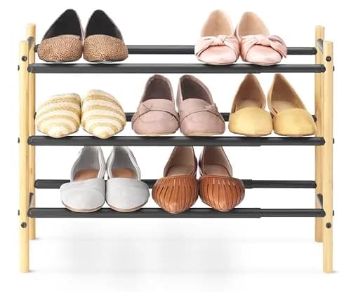 Whitmor 3-Tier Expandable Shoe Rack | Store up to 12 pairs of shoes in India thumbnail 2