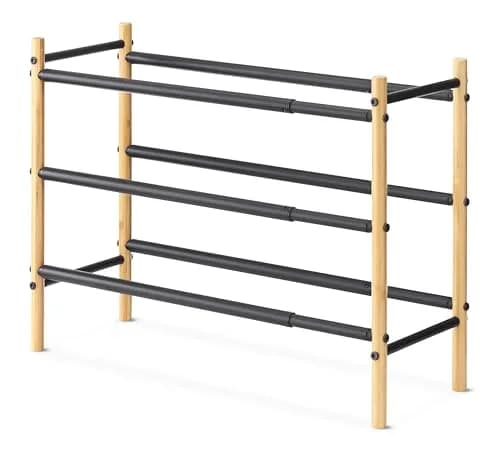 Whitmor 3-Tier Expandable Shoe Rack | Store up to 12 pairs of shoes in India thumbnail 3