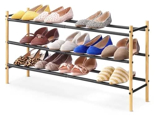 Whitmor 3-Tier Expandable Shoe Rack | Store up to 12 pairs of shoes in India thumbnail 4