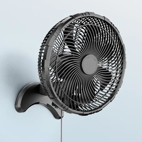 Koonie 12-Inch Wall Mount Fan with Timer & Remote | 35dB Quiet Operation, 2.54 kg (5.66 lb) thumbnail 1