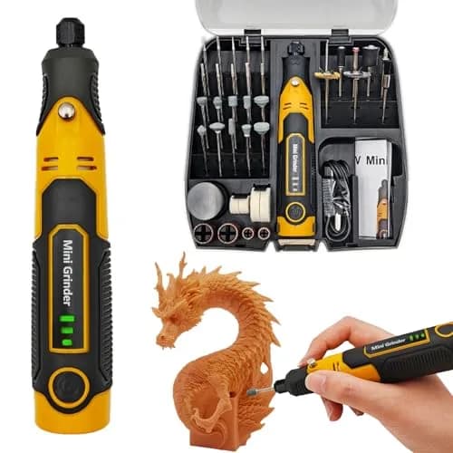 XIFOWE Resin Drill 3D Printed Resin Cured Sanding and Polishing Tool Kit | Versatile Rotary Tool for Resin Prints (70-120 chars) thumbnail 1