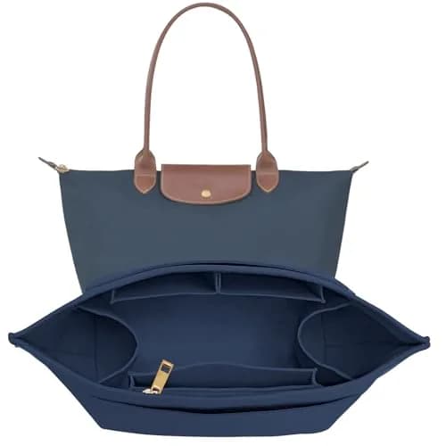 LOUKAYCCI Purse Organizer Insert for Longchamp Le Pliage L | Felt Tote Bag Organizer with 8 Compartments thumbnail 1
