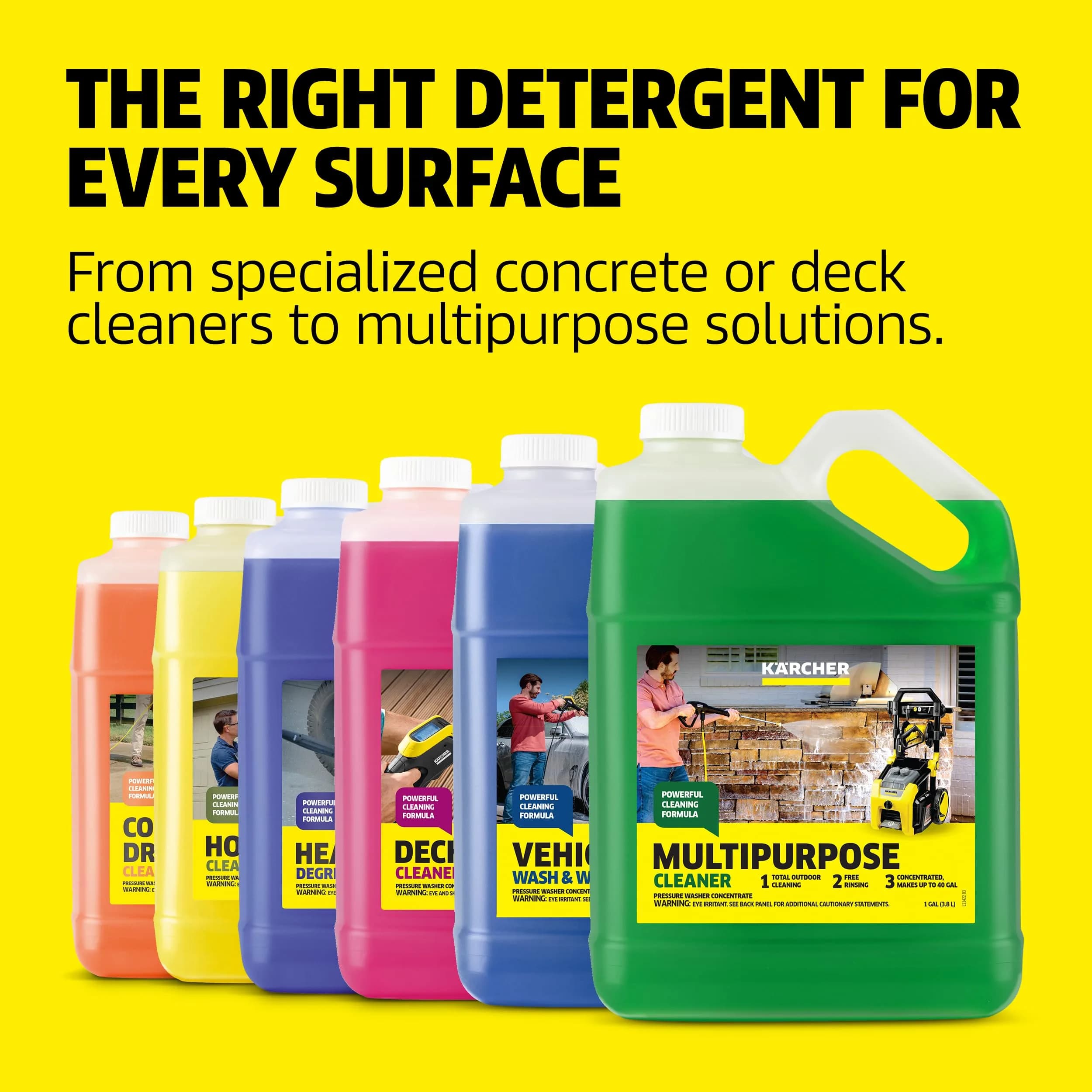 KÄRCHER Wood & Fence Cleaner Concentrate 3.78 L (1 Gal) | Makes up to 40 Gal Heavy Duty Cleaner - view 5