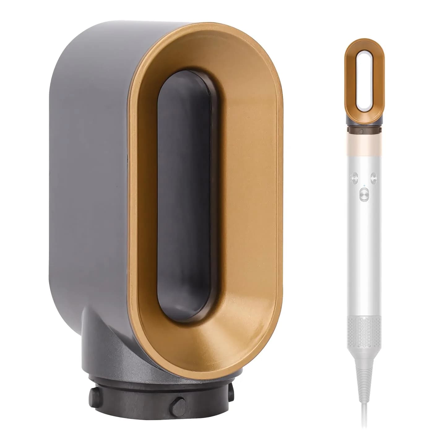 GreeSuit Hair Dryer Nozzle Replacement | Compatible with Dyson Airwrap HS01 HS05 | Gold — Gold