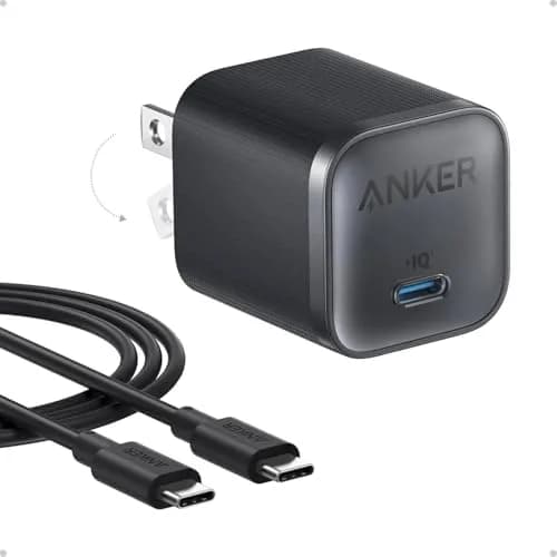 Anker Nano 45W USB-C Charger & 6ft Cable | 200-240V Fast Charging for iPhone, MacBook, Pixel thumbnail 1