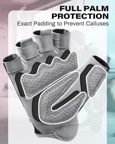 VINSGUIR Workout Gloves for Women and Men | Breathable Weight Lifting Gloves for Gym Exercise, Fitness, Training, Cycling thumbnail 2