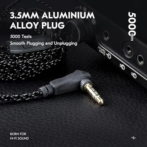 H HIFIHEAR KZ ZSN PRO Earphone Upgraded Cable 2M | 4N OFC Braided Twisted Replacement Wire thumbnail 4