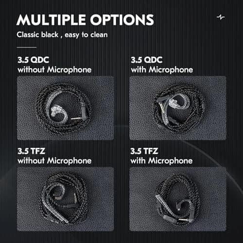 H HIFIHEAR KZ ZSN PRO Earphone Upgraded Cable 2M | 4N OFC Braided Twisted Replacement Wire thumbnail 7