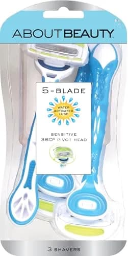 Kai Beauty About Water Activated 5 Blade Disposable Razors | Gentle, Smooth & Suitable for Sensitive Skin thumbnail 1