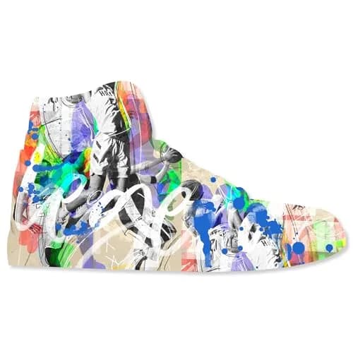 NotoriArt Retro Sneaker Acrylic Wall Art Die-Cut 19" x 10.5" | Icons Sneaker Shape thumbnail 1