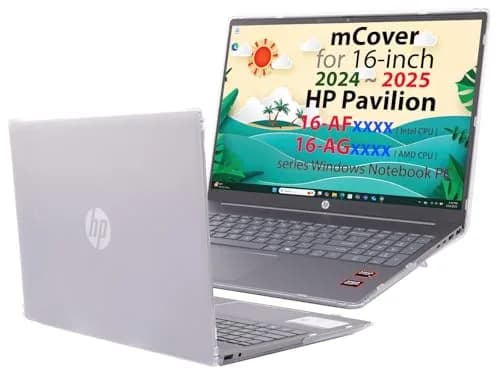 mCover Case ONLY for HP Pavilion 16-inch Laptop 2024+ | Clear Polycarbonate Shell (70-120 chars) thumbnail 1