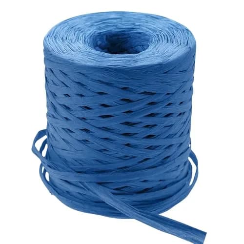 CREATRILL Blue Raffia Paper Craft Ribbon 218 Yards (654 ft / 594.4 m) | Eco-Friendly & Biodegradable for Crafts & Gifts thumbnail 1