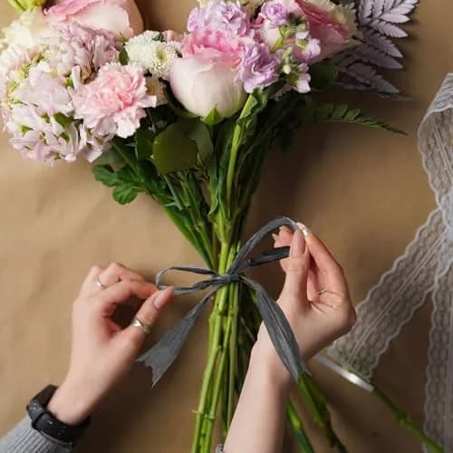 CREATRILL Black Raffia Paper Craft Ribbon 218 Yards (654 m) | Eco-Friendly & Biodegradable thumbnail 6