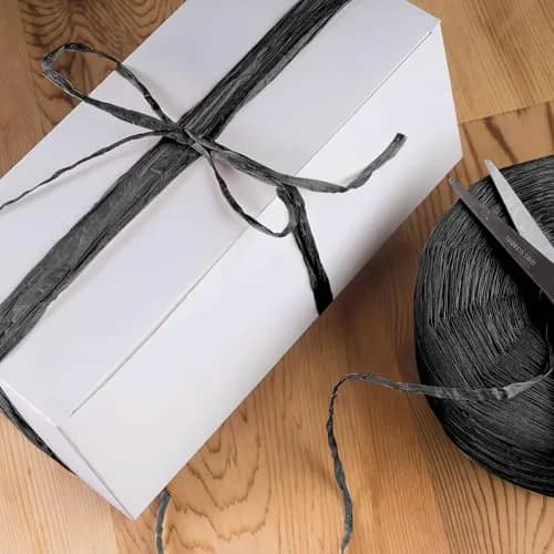 CREATRILL Black Raffia Paper Craft Ribbon 218 Yards (654 m) | Eco-Friendly & Biodegradable thumbnail 3
