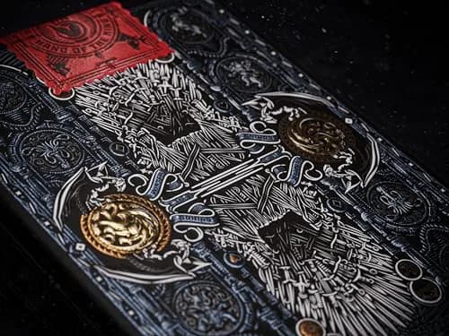 theory11 Game of Thrones Premium Playing Cards, Poker Size Standard Index | Luxury Foil Details and Themed Artwork thumbnail 4