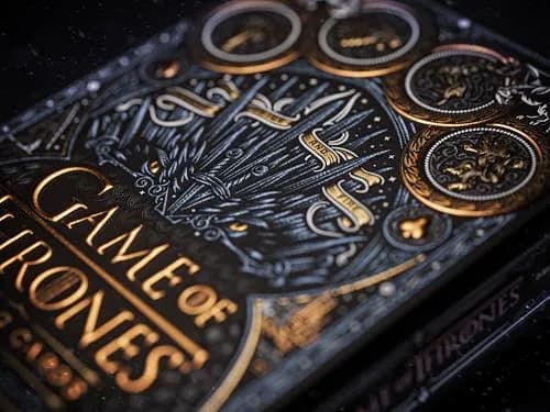 theory11 Game of Thrones Premium Playing Cards, Poker Size Standard Index | Luxury Foil Details and Themed Artwork thumbnail 6