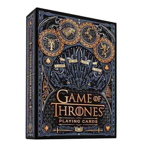 theory11 Game of Thrones Premium Playing Cards, Poker Size Standard Index | Luxury Foil Details and Themed Artwork thumbnail 1
