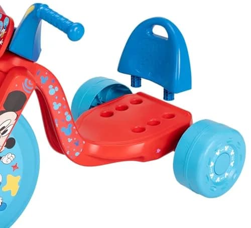 JAKKS Pacific Mickey Mouse Ride-On 15" Cruiser Tricycle for Kids 3-7 | Stable, Customizable, USA Import thumbnail 3