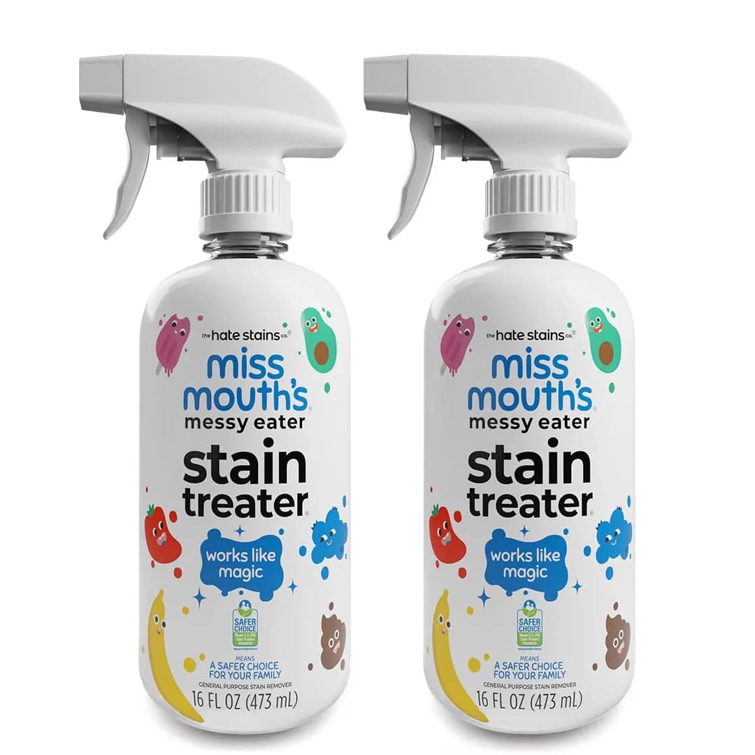 Miss Mouth’s Messy Eater Stain Treater Spray 2x16oz | EPA Safer Choice Certified Laundry Stain Remover - main product image