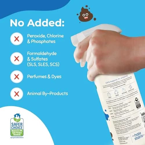 Miss Mouth's Messy Eater Stain Treater Spray 946ml (32 Fl Oz) | EPA Safer Choice Certified Stain Remover for Baby Clothes, Carpets, Upholstery thumbnail 4