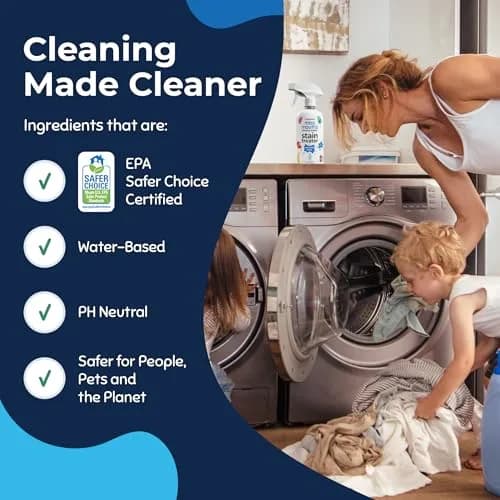 Miss Mouth's Messy Eater Stain Treater Spray 946ml (32 Fl Oz) | EPA Safer Choice Certified Stain Remover for Baby Clothes, Carpets, Upholstery thumbnail 5