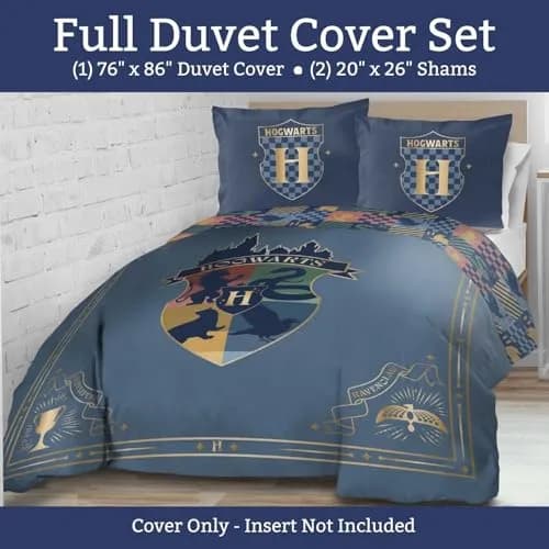 Jay Franco Harry Potter Duvet Cover Set Full Size 172cm x 218cm (68" x 86") | Officially Licensed Magical Charm thumbnail 2