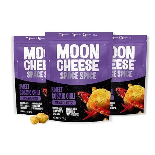 Moon Cheese Sweet Cosmic Chili Cheese Bites | Protein-Rich, Keto & Gluten-Free Snack (6 oz total) thumbnail 1