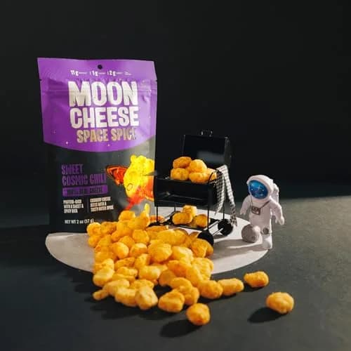 Moon Cheese Sweet Cosmic Chili Cheese Bites | Protein-Rich, Keto & Gluten-Free Snack (6 oz total) thumbnail 4