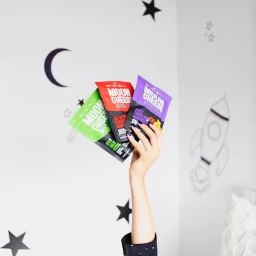 Moon Cheese Bites Bundle, Protein-Rich Cheese Snack, 6 oz (3-Pack) | Savory, Low-Carb, Gluten-Free thumbnail 5