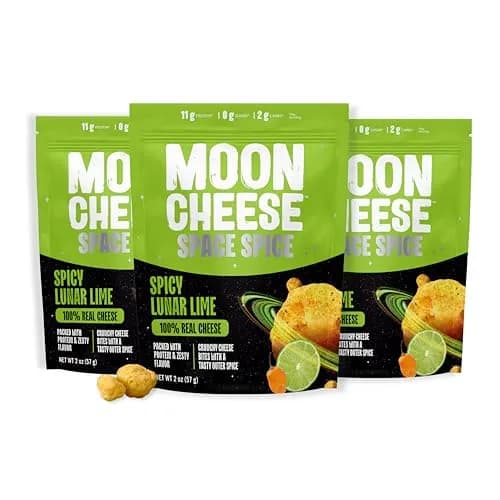 Moon Cheese Spicy Lunar Lime Cheese Bites | Protein-Rich, Keto & Gluten-Free Snack (6 oz total) thumbnail 1