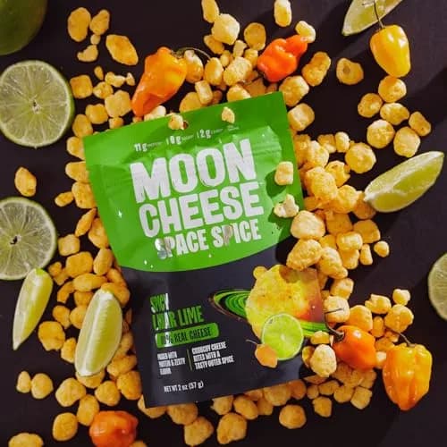 Moon Cheese Spicy Lunar Lime Cheese Bites | Protein-Rich, Keto & Gluten-Free Snack (6 oz total) thumbnail 2