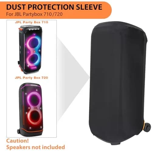 OUUTMEE Dust Cover for JBL PartyBox 710/720 | Elastic Fabric, Dust & Sunlight Protection (70-120 chars) thumbnail 3
