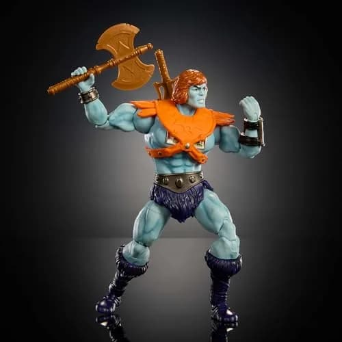 Masters of the Universe Masterverse Action Figure, Vintage Collection Faker, approx. 18 cm | Blue-Skinned Robot He-Man Villain with Accessories thumbnail 5