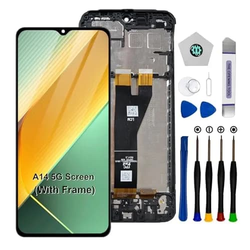 SIMDOG Samsung Galaxy A14 5G Screen Replacement SM-A146U with Frame, 170g (6 oz) | Full Assembly LCD Touch Display Digitizer thumbnail 1