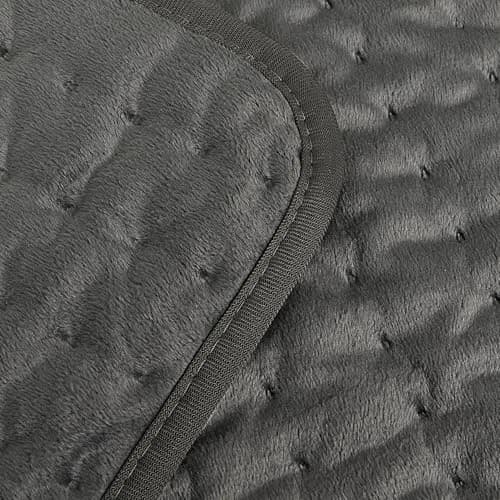 Deepsoon Dark Gray Electric Heating Pad 33x17 Inch | Fast Heat & Auto Shut-Off - main product image