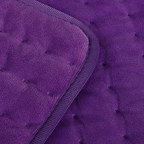 Deepsoon Electric Heating Pad for Back, Abdomen, Legs, Neck & Shoulder - 24x20 Inch, Dark Purple | Moist Heat & Auto Shut Off - main product image