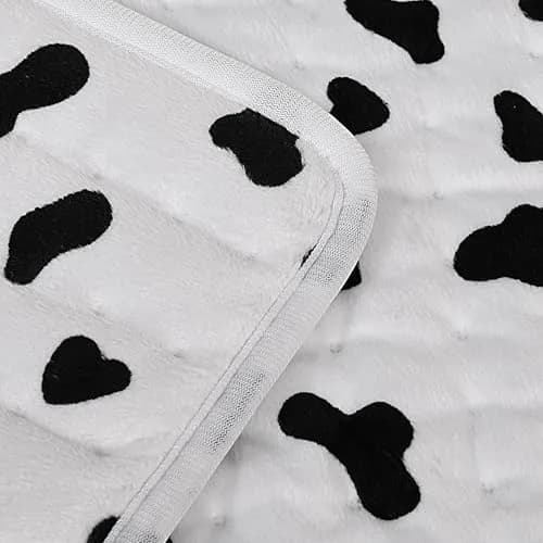 Deepsoon White Black Electric Heating Pad 24x12 Inch | Fast Heat & Auto Shut-Off - main product image