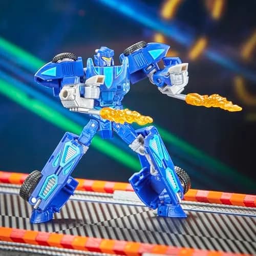 Transformers Collaborative Hot Wheels x Twin Mill Deluxe Class 5-Inch Robot Action Figure Converts to Racecar | Ages 8+ thumbnail 7