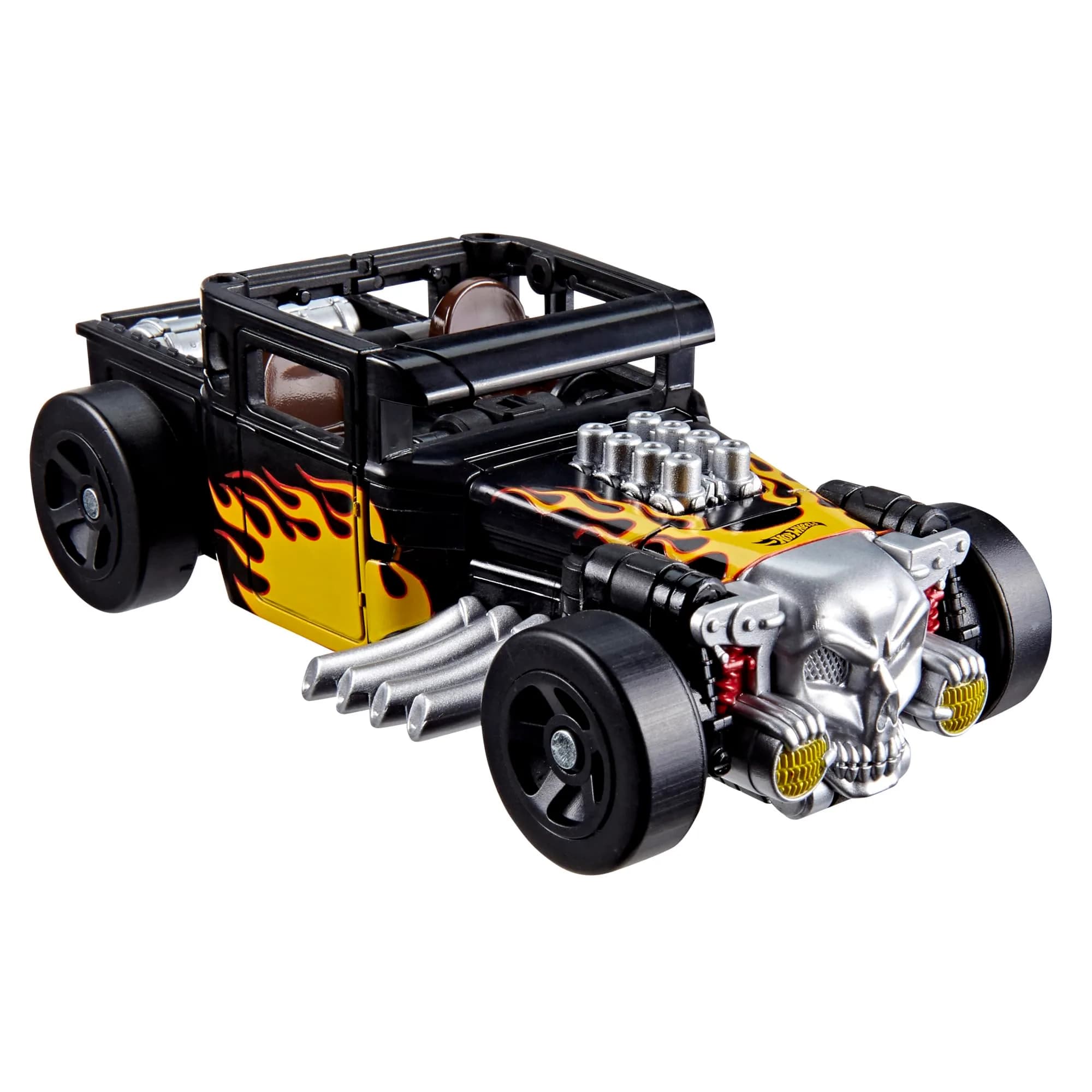 Transformers Collaborative Hot Wheels x Bone Shaker Deluxe Class 5-Inch Robot Action Figure Converts to Car | Ages 8+ — Bone Shaker